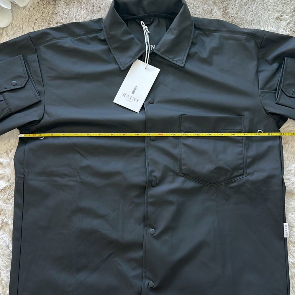 Rains Show Shirt Black Size XS/S - Picture 2 of 7